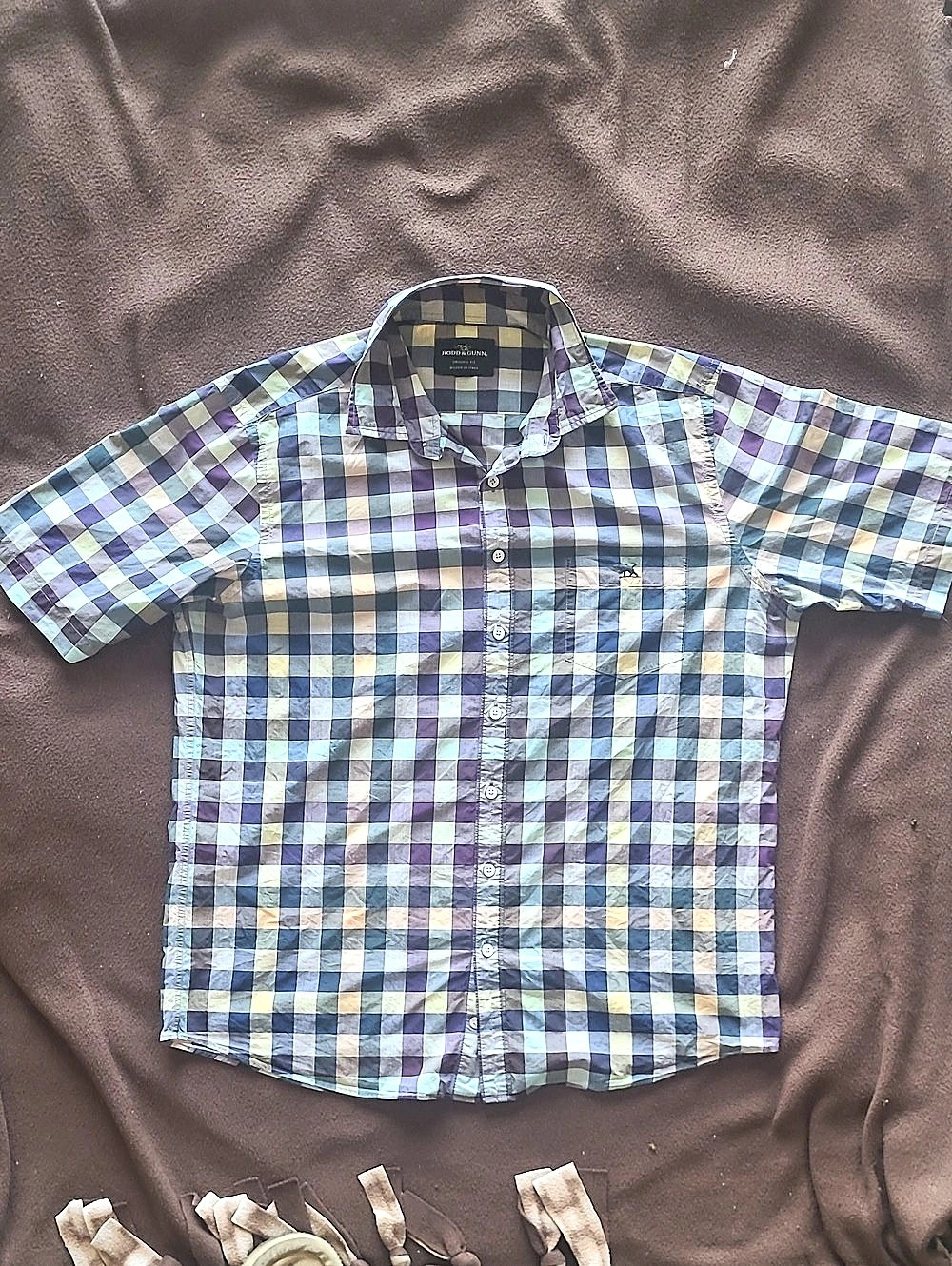 Rodd & Gunn Original Fit Plaid Cotton Short Sleeve Shirt